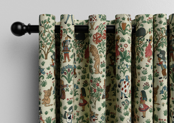Memory Lane, Alice In Wonderland - Made to Measure Curtains - Image 12